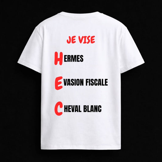 T-shirt "JE VISE HEC"