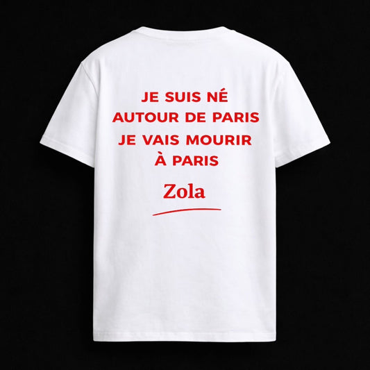 T-shirt "JE SUIS NÉ AUTOUR DE PARIS"