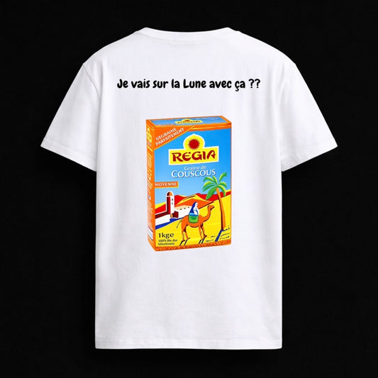T-shirt "JE VAIS SUR LA LUNE AVEC ÇA ?"
